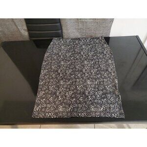 Capsule Black And White Stretchy Straight Maxi Skirt Size 18